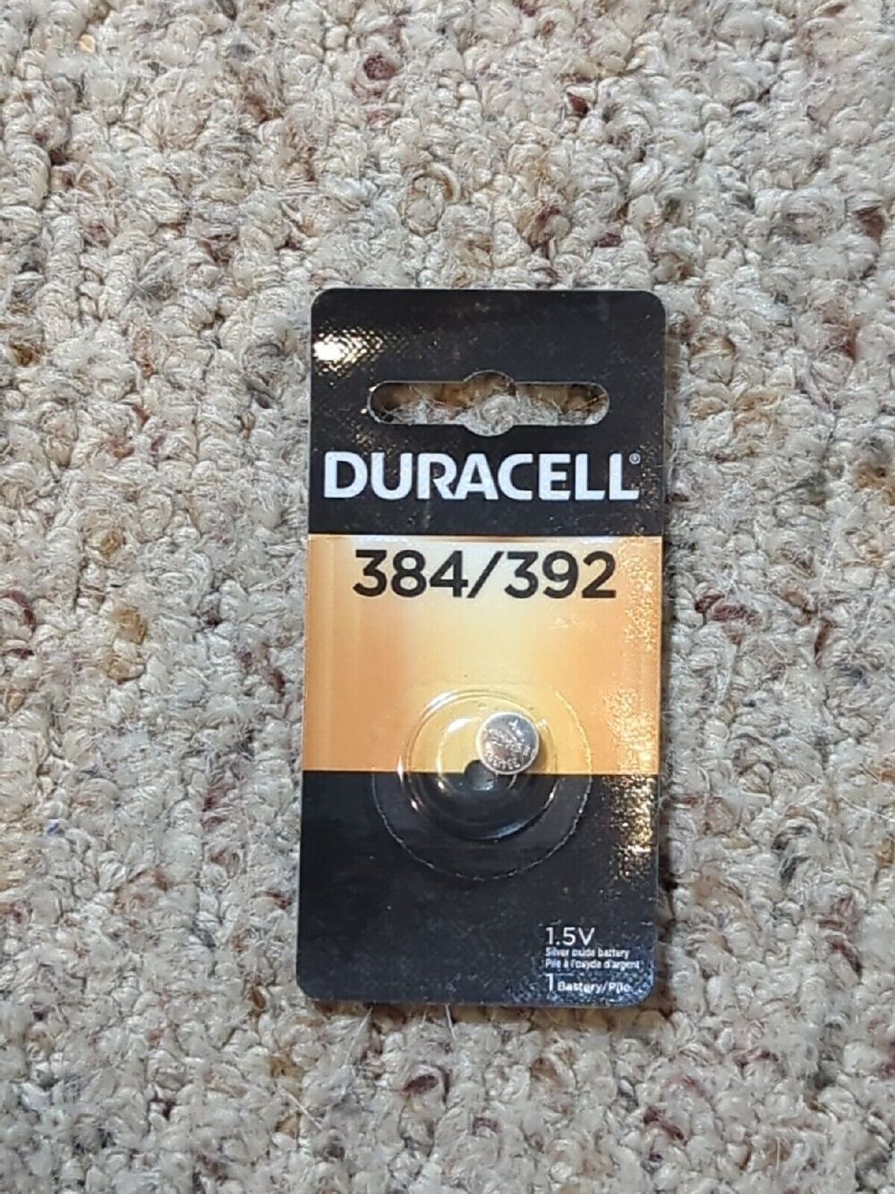 Duracell Batteries - 384/392 1.5V Button Cell, Single Pack for Watch Electronics